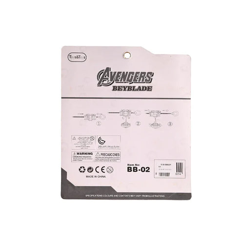 Avengers Beyblade Storm Top Spinner Attack Battle Set 4 Spinners