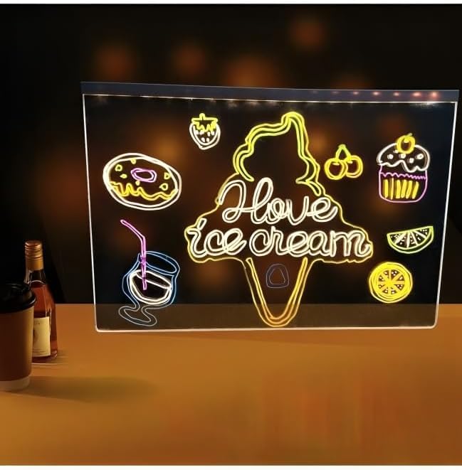 LED Acrylic Illuminated Magic Board With 7 Color