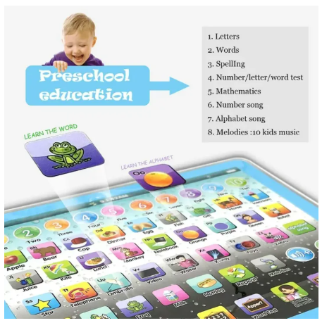 Mini Smart Tablet With Screen Touch For Kids